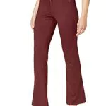 AURIQUE Legging de Yoga Femme, Rouge Sang de Bœuf, 38