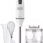 BLACK+DECKER BXHBA600E - Mixeur plongeant multifonction 3 en 1 600 W