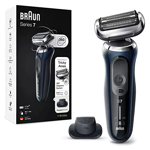 Braun Series 7 71-B1200s Rasoir Électrique Pour Homme Avec Accessoire Tondeuse De Précision EasyClick
