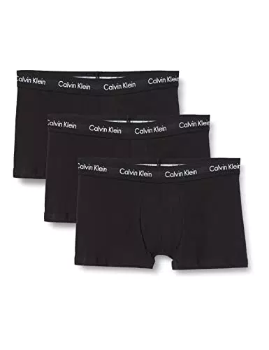 Calvin Klein Boxer Homme Lot De 3 Caleçon Taille Basse Coton Stretch