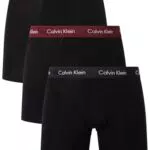 Calvin Klein Boxer Homme Lot De 3 Coton Stretch, Noir
