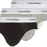 Calvin Klein Slip Homme Lot De 3 Sous-Vêtement Coton Stretch