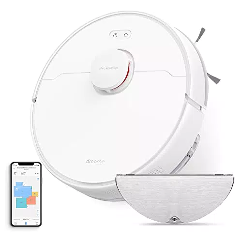 Dreame D9 Max Aspirateur Robot Laveur 2 en 1, Navigation LDS Intelligente Laser 4 000Pa