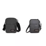 EASTPAK Taschen/Rucksäcke/Koffer The One Shoulder Bag black denim NS grau & Taschen/Rucksäcke/Koffer Buddy Mini Bag black denim OS grau