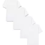 Eminence Promo Classiques - Lot de 4 - Maillot de corps Homme - Blanc - XL