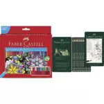 Faber-Castell 10008546 Lot de 60 Crayons Couleur Château Accordéon 3