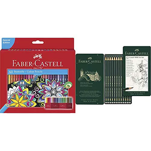 Faber-Castell 10008546 Lot de 60 Crayons Couleur Château Accordéon 3