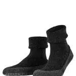 FALKE homme Cosyshoe chaussons chaussettes picots antidérapants sur la semelle feutre meilleure adhérence épais chauds respirants régulation climatique anti-odeur laine 1 paire