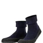 FALKE homme Cosyshoe chaussons chaussettes picots antidérapants sur la semelle feutre meilleure adhérence épais chauds respirants régulation climatique anti-odeur laine 1 paire