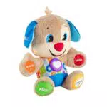 Fisher-Price Puppy Eveil Progressif jouet bébé, peluche interactive