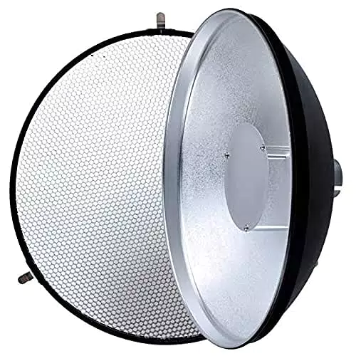 Godox AD360 Witstro AD-S3 Réflecteur de Vaisselle de beauté avec Honeycomb pour AD180 / 360 Noir