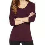 Iris & Lilly Maillot Thermique à Manches Longues Femme