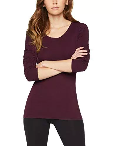 Iris & Lilly Maillot Thermique à Manches Longues Femme