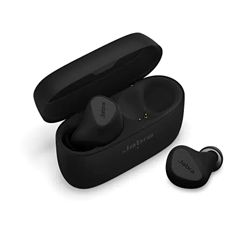 Jabra Elite 5 True Wireless - Écouteurs sans fil Bluetooth intra-auriculaires pour iPhone - ANC hybride
