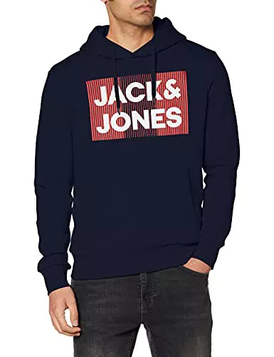 Jack & Jones Homme Jjecorp Logo Hood Noos Sweatshirt capuche