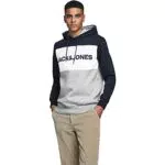 JACK & JONES JJELOGO Blocking Sweat Hood Noos Sweatshirt Capuche