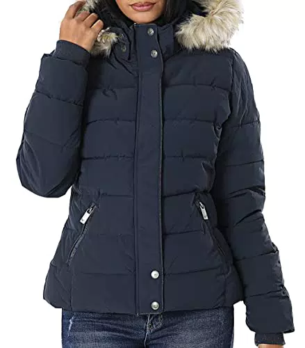 Kaporal - Doudoune bleue femme - Dibby - S - Bleu