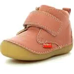 Kickers Sabio, Plat Oxford Mixte Enfant, Rouge Foncé