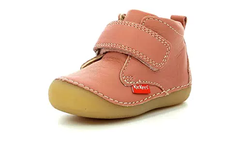 Kickers Sabio, Plat Oxford Mixte Enfant, Rouge Foncé