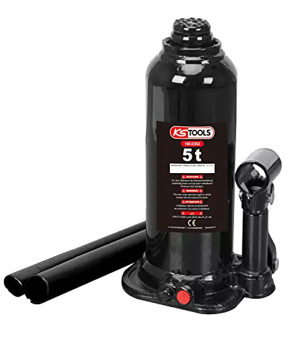 KS TOOLS 160.0352 - Cric Bouteille Hydraulique - Capacité 5 Tonnes