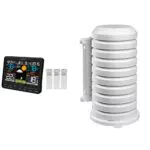 La Crosse Technology WS6825BLA+2 Station Météo, Noir & Coque pour article émetteur TFA Dostmann 98.1114.02