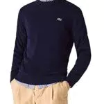 Lacoste Pull-Over Regular Fit Homme, Marine, M