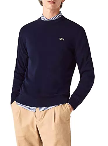 Lacoste Pull-Over Regular Fit Homme, Marine, M