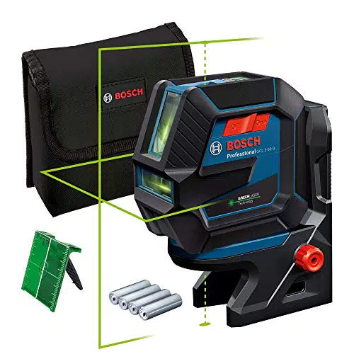 Laser vert 2 points et lignes GCL 2-50 G avec support RM 10 en boîte carton - BOSCH - 0601066M00 - Beige