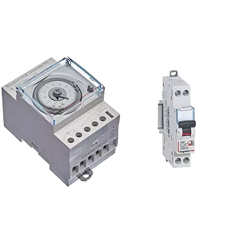Legrand 412812 Interrupteur horaire analogique modulaire programmable Manuel journalier