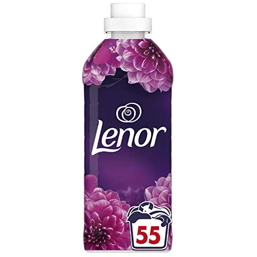 Lenor Adoucissant 8x55 Lavages, Bouquet floral, Adoucissant Pour Des Draps Frais Chaque Soir Pendant 1 Semaine