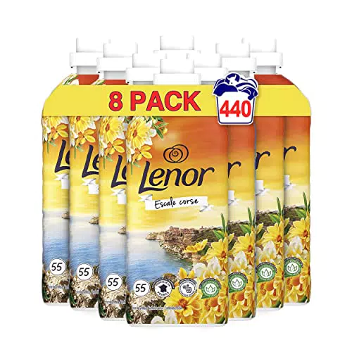 Lenor Escale Corse Adoucissant 55 Lavages, 8x1.155L