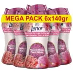Lenor Parfum de Linge en Perles, 60 Lavages, Pivoine Et Hibiscus