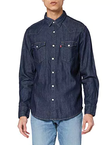 Levi's Barstow Western Standard Chemise Homme, Indigo Rinse