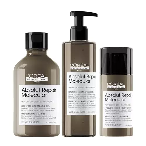 L’Oréal Professionnel, Routine Réparatrice Absolut Repair Molecular pour Tous Types de Cheveux Abîmés