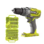 Lot de RYOBI - Perceuse-Visseuse à Percussion 18V ONE+ - 50NM