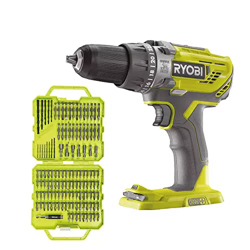 Lot de RYOBI - Perceuse-Visseuse à Percussion 18V ONE+ - 50NM