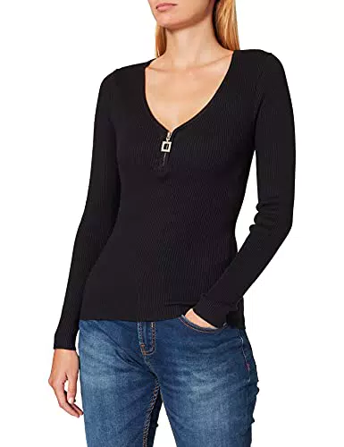 Morgan 212-mbanzi Pull-Over, Noir, L Femme