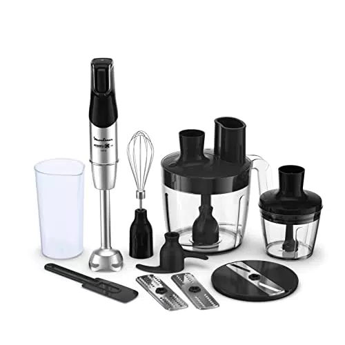 Moulinex Pied mixeur, Blender, 1200 W, Lames haute performance
