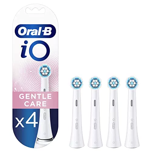 Oral-B iO Gentle Care Brossettes de rechange pour Brosse à Dents Électrique Format Spécial Boîte Aux Lettres