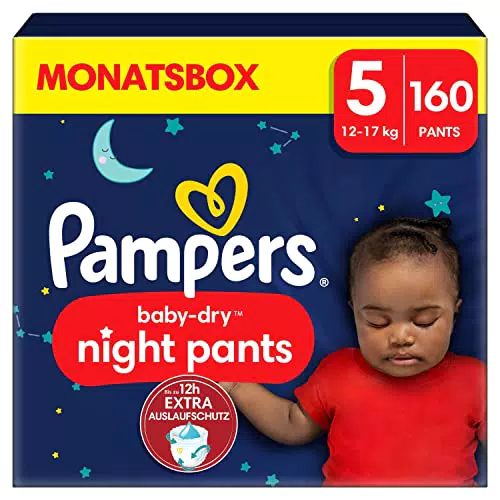 Pampers Night Pants Couches-Culottes Pour La Nuit Taille 5