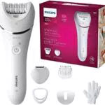 Philips Epilateur Series 8000 - Epilateur Wet & Dry sans fil pour les jambes et le corps