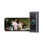 Ring Video Doorbell Wired par Amazon, Sonnette connectée avec caméra vidéo HD