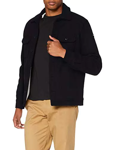Schott NYC Homme Timber1 Surchemise, Navy, L EU