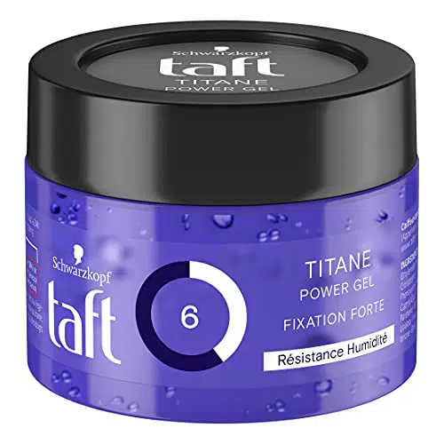 Schwarzkopf Taft Titane Power Gel Cheveux, Formule Vegan