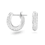 Swarovski Anneaux d'oreilles Stone, Petites, Blanches