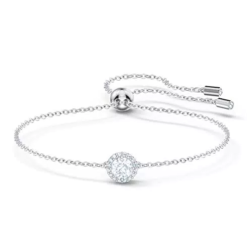 Swarovski Bracelet Angelic femme, cristaux blancs brillants et fermeture réglable
