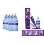 Swiffer WetJet Original Nettoyant Sol, Pack de 4, Liquide Désinfectant Multi-surfaces