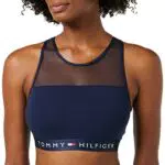 Tommy Hilfiger Bralette Femme Stretch, Bleu, L
