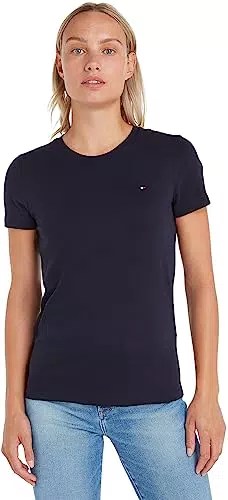 Tommy Hilfiger T-Shirt Femme Heritage Crew Neck Tee Encolure Ronde