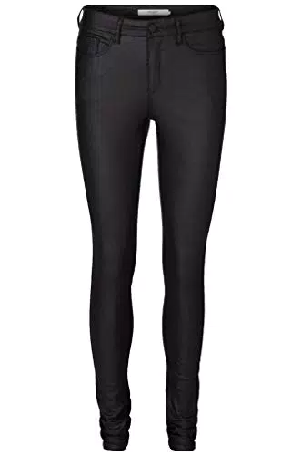 Vero Moda Femme Vmseven Nw Smooth Coated Noos Pantalon